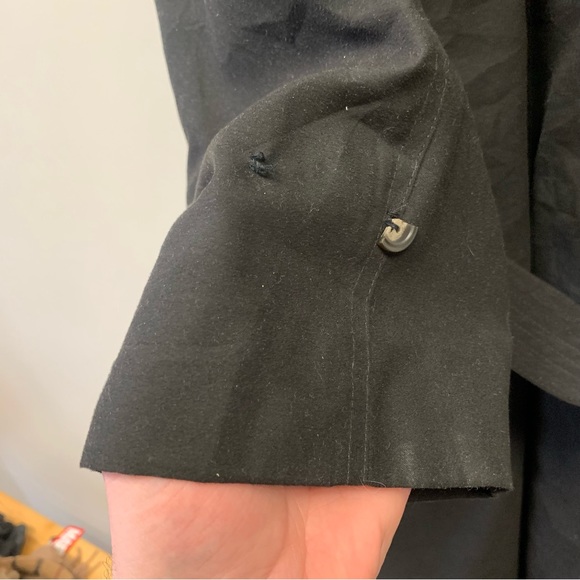 BNWT Ralph Lauren Black Trench coat with removable lining! Men’s sz 42 L! - Picture 8 of 9